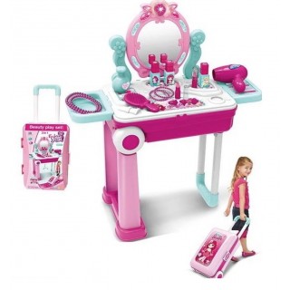 Детское трюмо, туалетный столик, набор стилиста в чемодане 008-923A Be Star Beauty